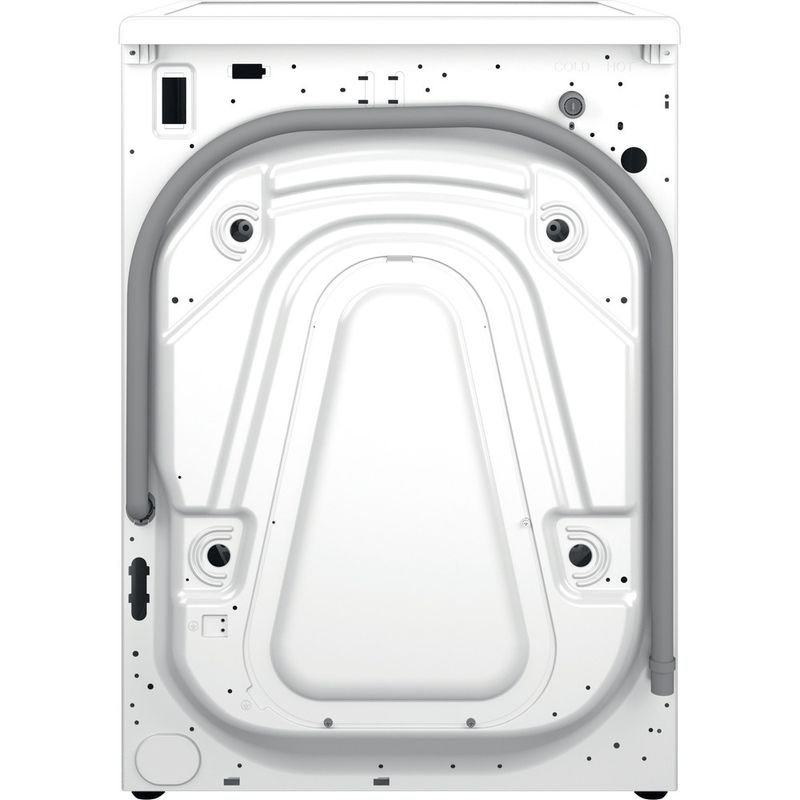 Hotpoint Washing machine Freestanding H6 W845WB UK White Front loader B Back / Lateral