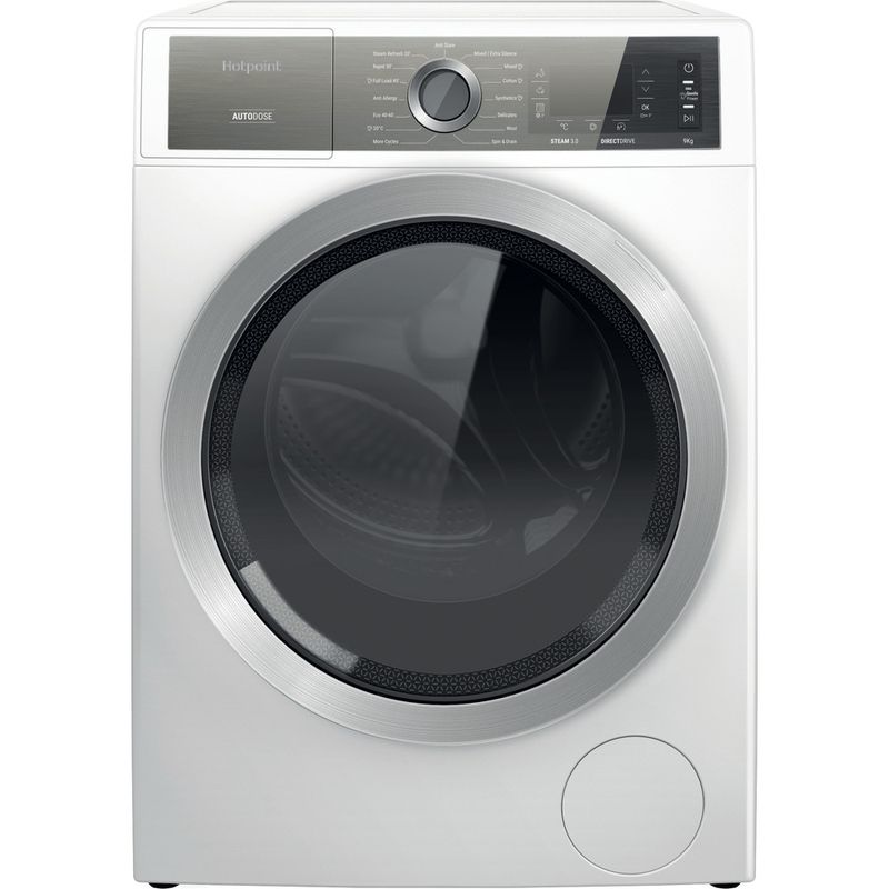 Hotpoint Washing machine Freestanding H8 W946WB UK White Front loader A Frontal