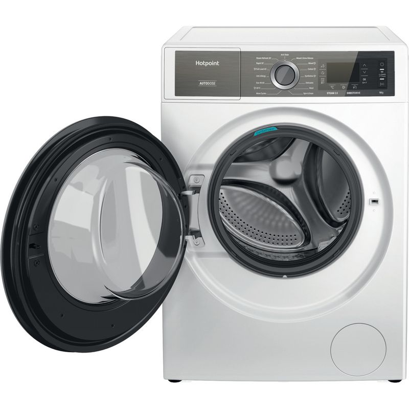 Hotpoint Washing machine Freestanding H8 W946WB UK White Front loader A Frontal open