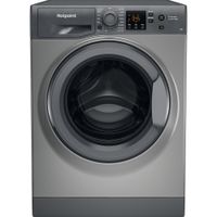 Hotpoint AntiStain40 Washing Machine - Graphite - 7kg - 1400 RPM - D Rated - NSWF 743U GG UK N