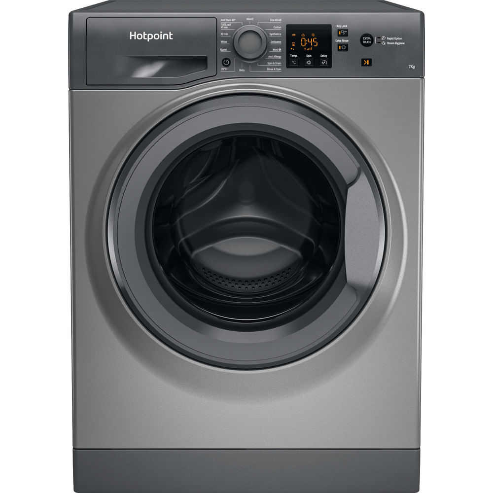 Hotpoint NSWM743U GG UK N - 7kg Washing Machine (Graphite)