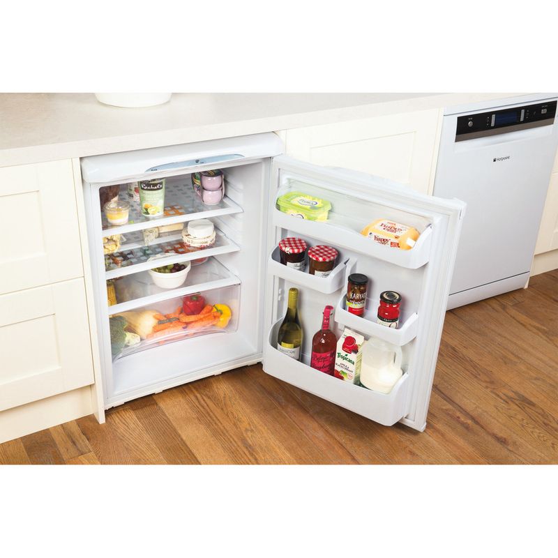 Hotpoint-Refrigerator-Freestanding-RLA36P-Global-white-Lifestyle-perspective-open