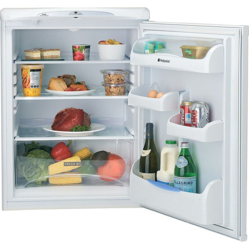 Hotpoint-Refrigerator-Freestanding-RLA36P-Global-white-Frontal-open