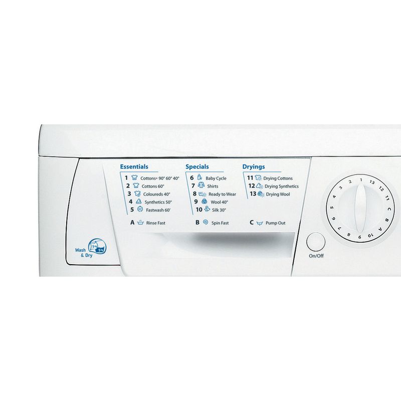 Hotpoint-Washer-dryer-Freestanding-WDL-540-P--UK-.C-White-Front-loader-Program