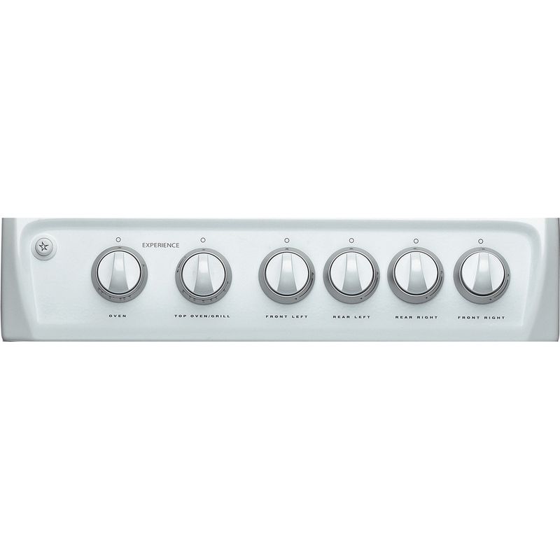 Hotpoint-Double-Cooker-50HGP-White-A--Enamelled-Sheetmetal-Control-panel