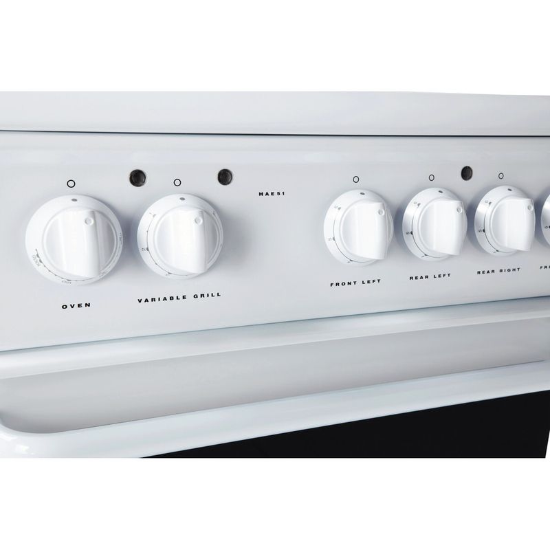 Hotpoint-Double-Cooker-HAE51P-S-White-B-Vitroceramic-Control-panel