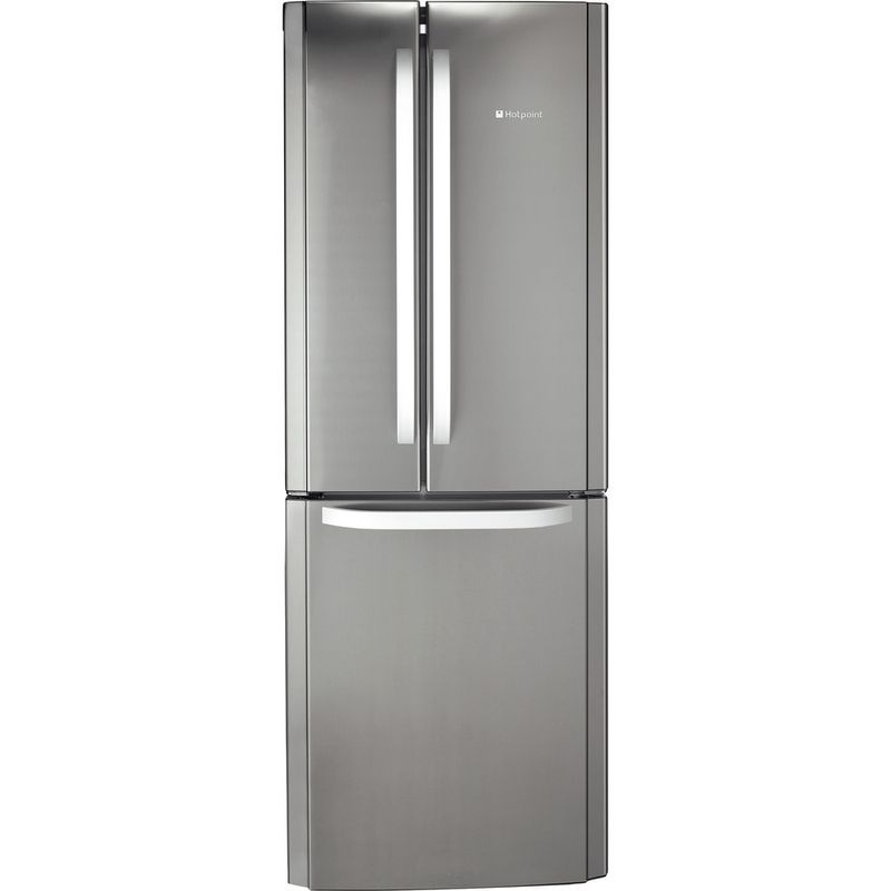Hotpoint-Fridge-Freezer-Freestanding-FFU3D-X-Inox-2-doors-Frontal