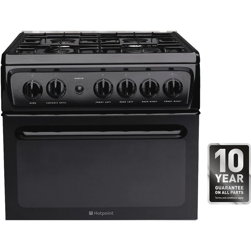 Hotpoint-Double-Cooker-HAGL51K-Black-A--Enamelled-Sheetmetal-Award
