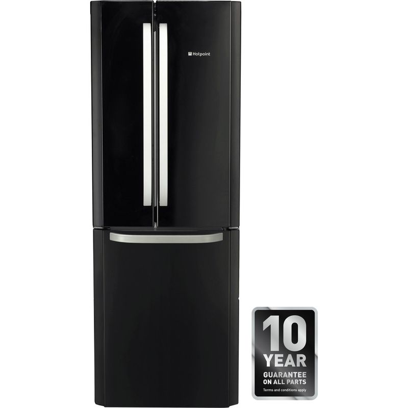 Hotpoint-Fridge-Freezer-Freestanding-FFU3DG-K-Black-2-doors-Award