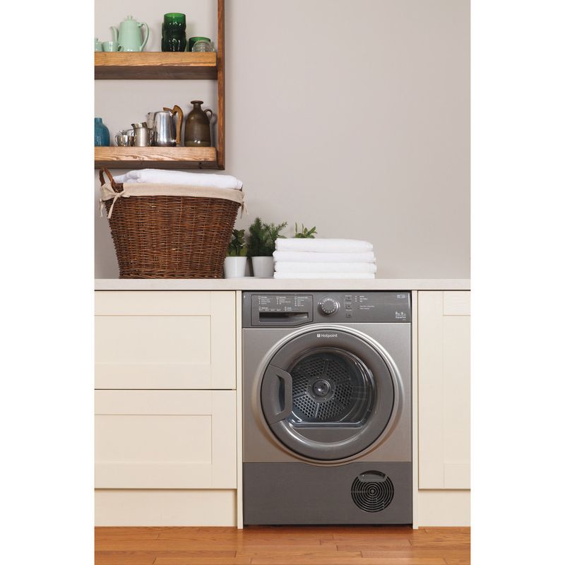 Hotpoint-Dryer-TCFS-83B-GG--UK--Graphite-Lifestyle-frontal