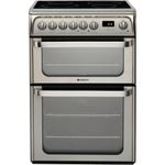 The Hotpoint HUI611 X Freestanding Double Oven comes in a classy