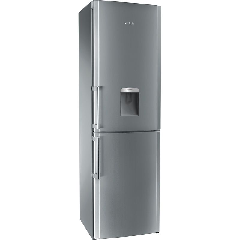 Hotpoint-Fridge-Freezer-Freestanding-FFLAA58WDG-Graphite-2-doors-Perspective
