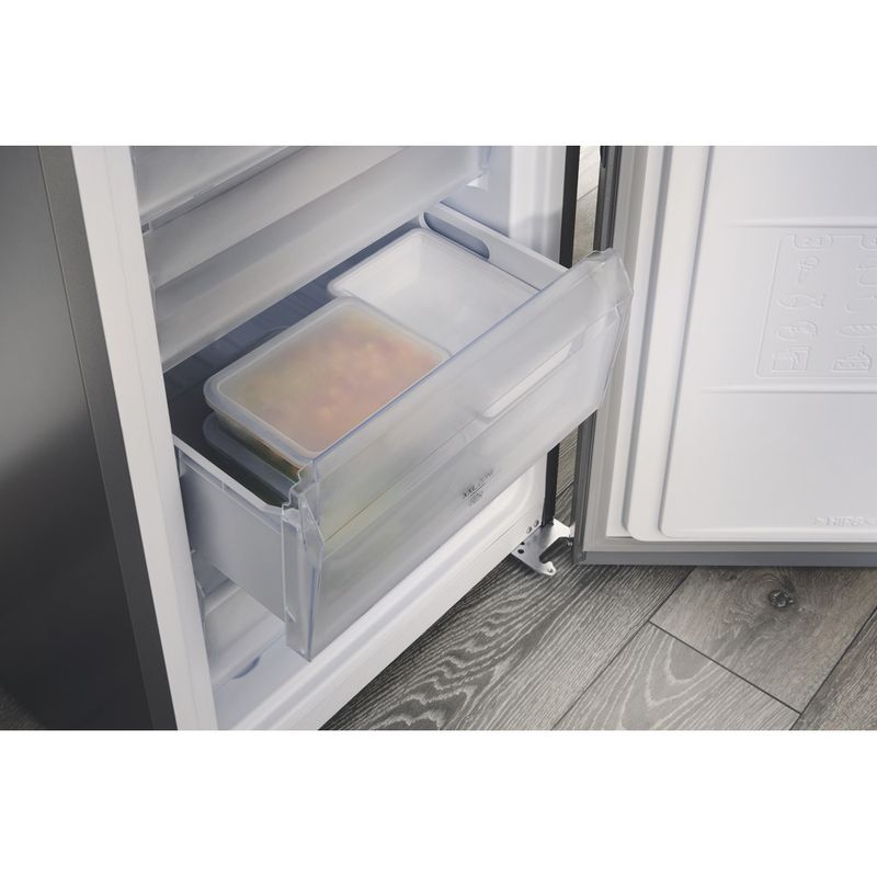 Hotpoint-Fridge-Freezer-Freestanding-FFLAA58WDG-Graphite-2-doors-Drawer