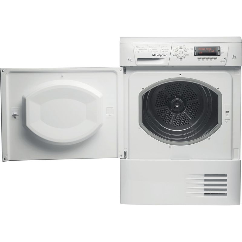 Hotpoint-Dryer-TDHP-871-RP--UK--White-Frontal-open