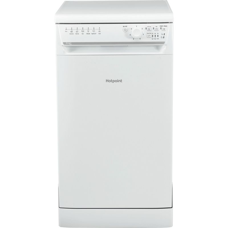 Hotpoint slimline dishwasher store white