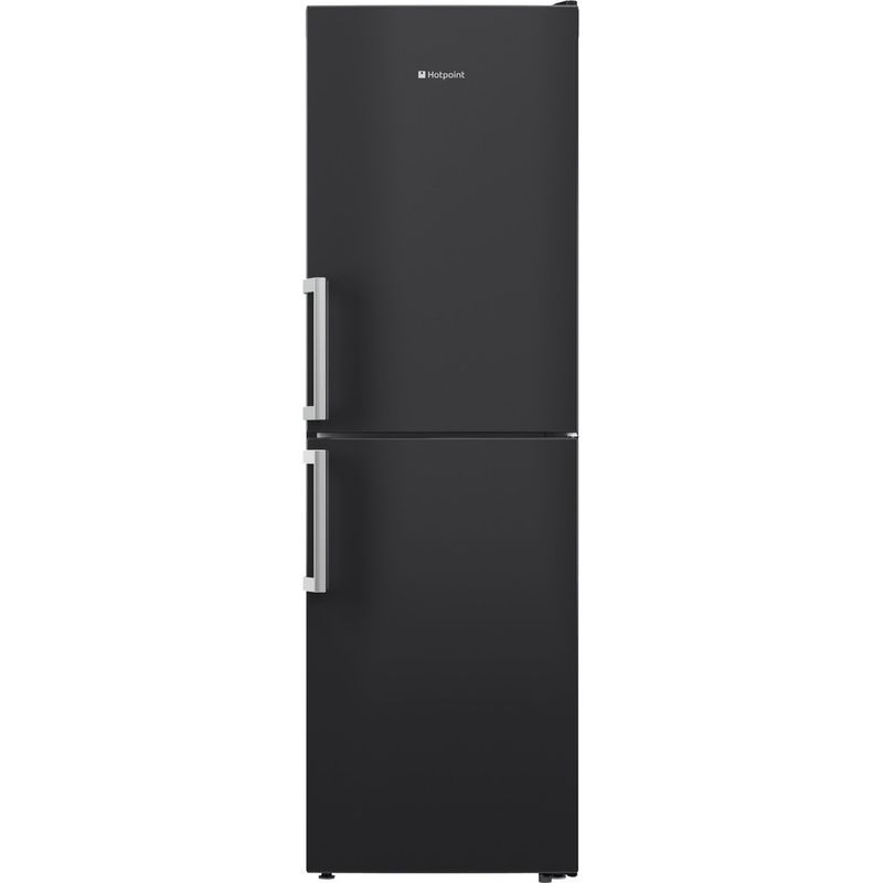 Hotpoint-Fridge-Freezer-Freestanding-XECO85-T2I-GH-Graphite-2-doors-Frontal