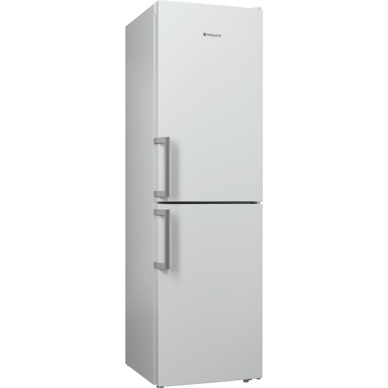 Hotpoint-Fridge-Freezer-Freestanding-XECO95-T2I-WH-White-2-doors-Perspective