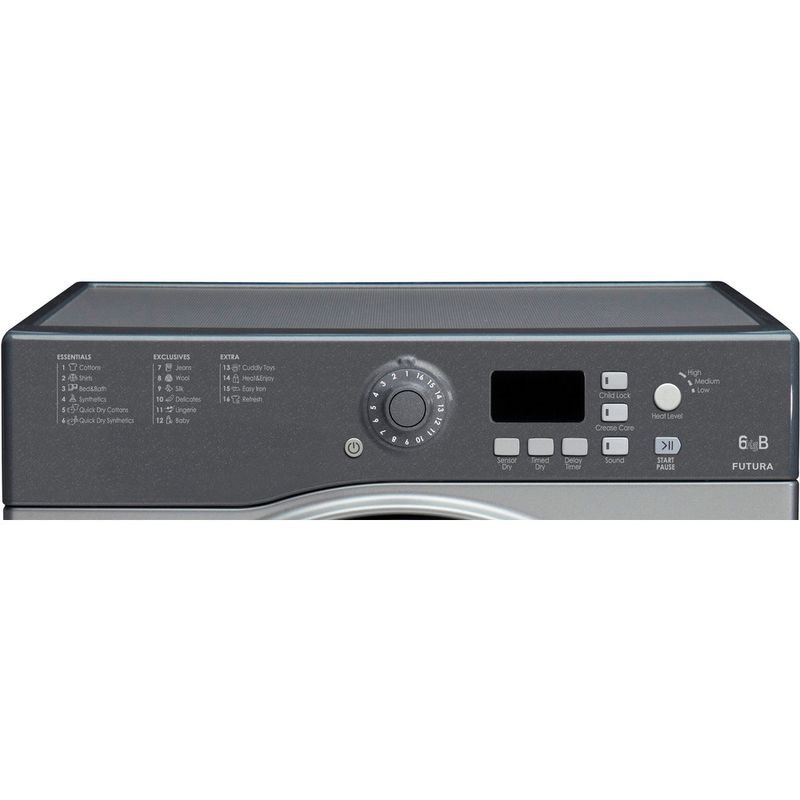 Hotpoint-Dryer-FTVFG-65B-GG--UK--Graphite-Control-panel