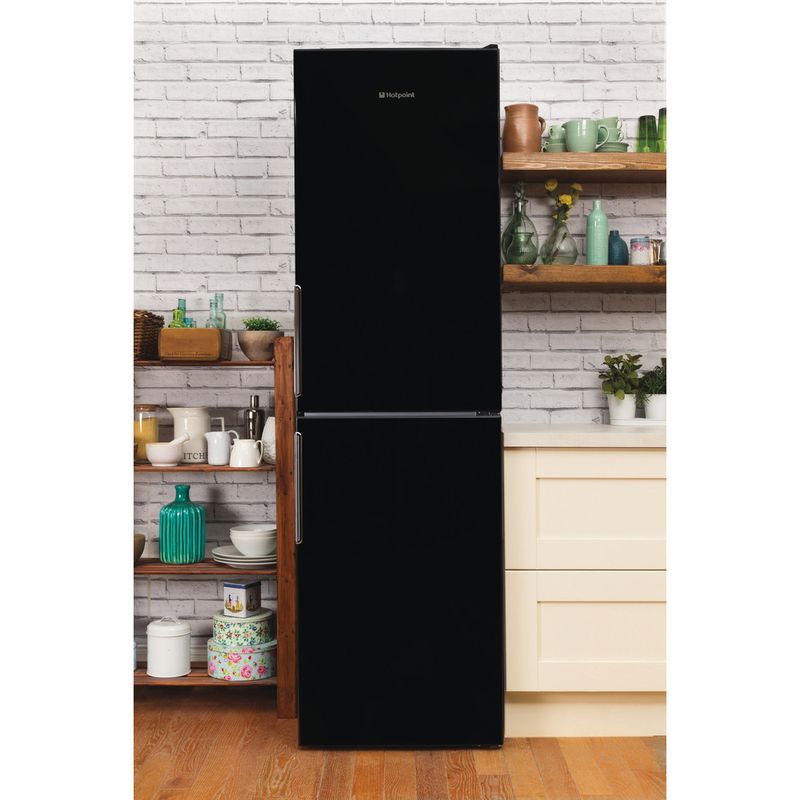 Hotpoint-Fridge-Freezer-Freestanding-XEX95-T1I-KZ-Black-2-doors-Lifestyle-frontal