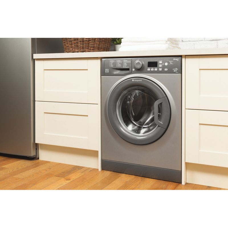 Hotpoint-Washing-machine-Freestanding-WMFUG-842G-UK-White-Front-loader-A---Lifestyle-perspective