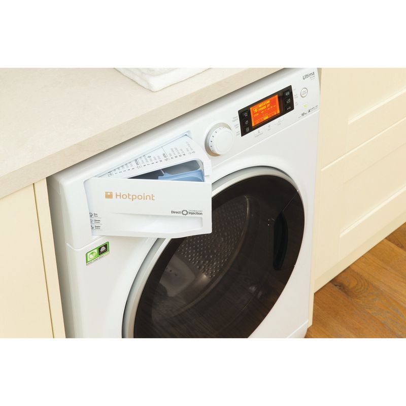 Hotpoint-Washing-machine-Freestanding-RPD-10667-DD-UK-White-Front-loader-A----Drawer