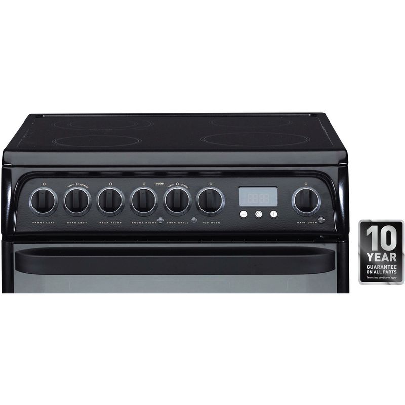 Hotpoint-Double-Cooker-DUE61BC-Charcoal-grey-A-Vitroceramic-Award