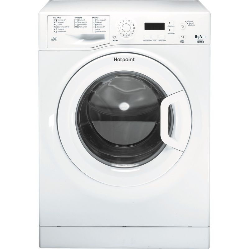 Hotpoint-Washing-machine-Freestanding-WMXTF-842P-UK.M-White-Front-loader-A---Frontal