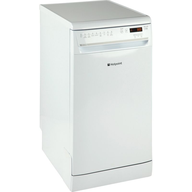 Hotpoint slimline hot sale dishwasher white