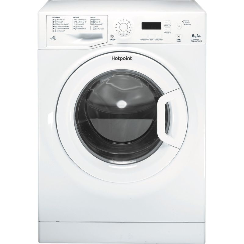 Hotpoint-Washing-machine-Freestanding-WMAQF-641-P-UK.M-White-Front-loader-A--Frontal