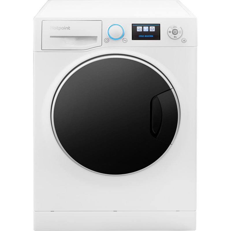 Hotpoint-Washing-machine-Freestanding-RZ-1066-W-UK-White-Front-loader-A----Frontal