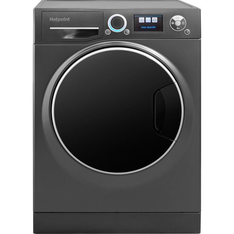 Hotpoint-Washing-machine-Freestanding-RZ-1066-B-UK-Black-Front-loader-A----Frontal