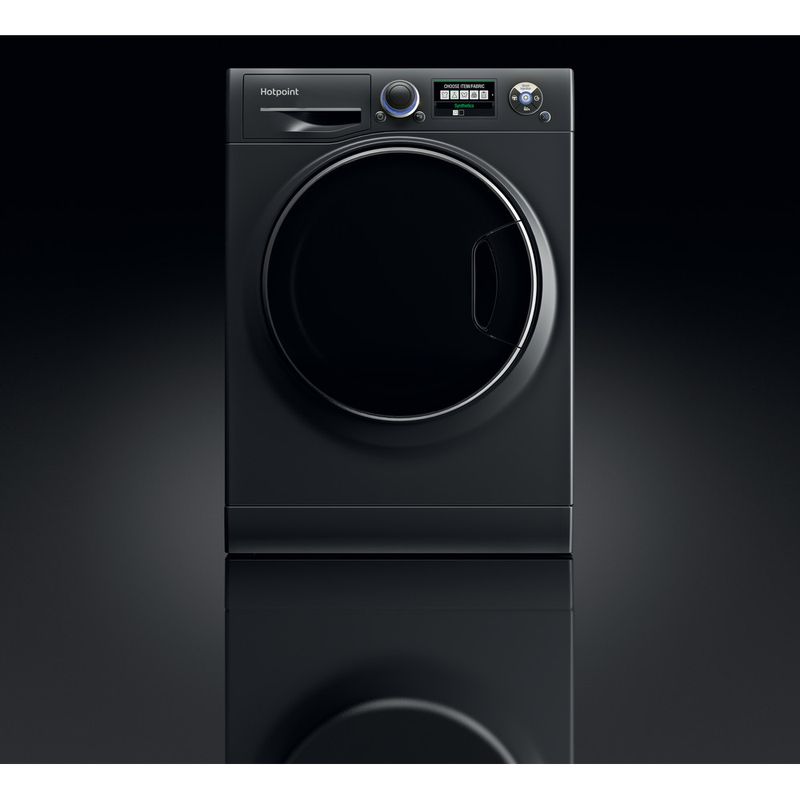 Hotpoint-Washing-machine-Freestanding-RZ-1066-B-UK-Black-Front-loader-A----Lifestyle-frontal