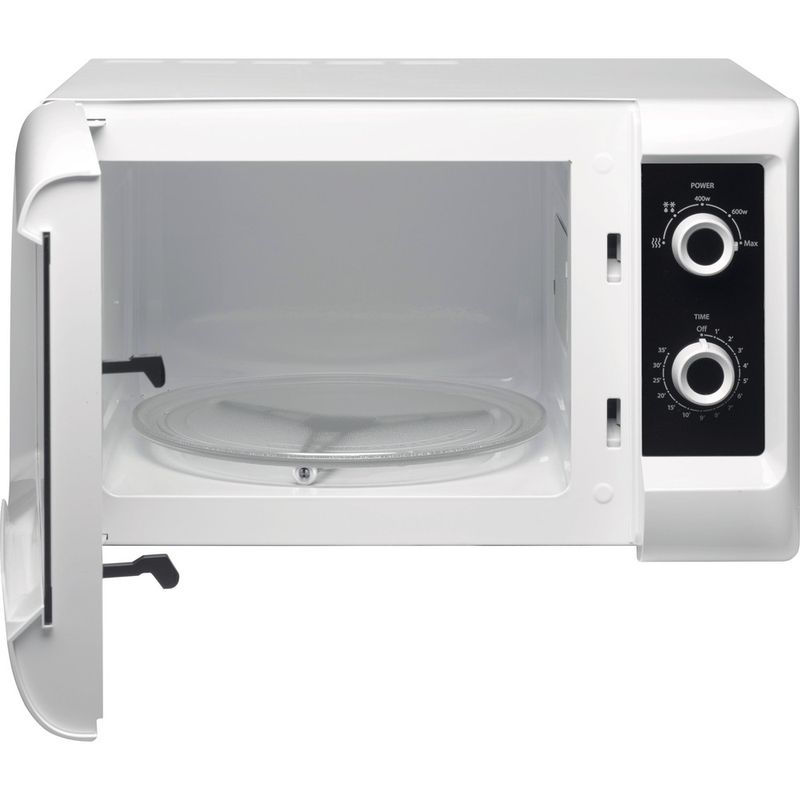 Hotpoint-Microwave-Freestanding-MWH-2011-MW0-White-Mechanical-20-MW-only-700-Frontal-open