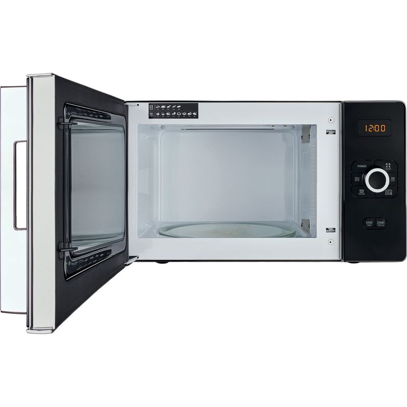 Hotpoint-Microwave-Freestanding-MWH-25223-B-Black-Electronic-25-MW-Grill-function-700-Frontal-open