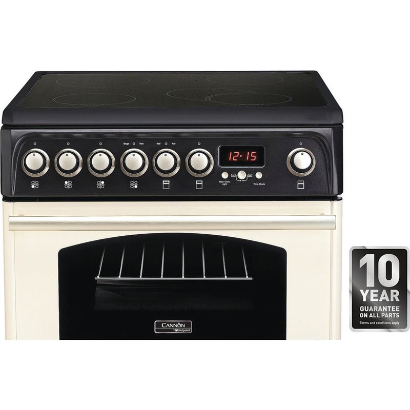 Cannon Traditional CH60ETCS Electric Cooker with Ceramic Hob - Cream - Home  Needs Appliances