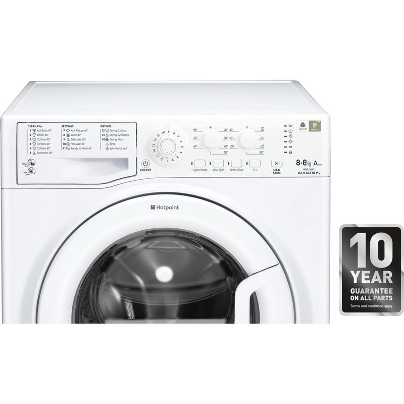 Hotpoint-Washer-dryer-Freestanding-WDAL-8640P-UK-White-Front-loader-Award