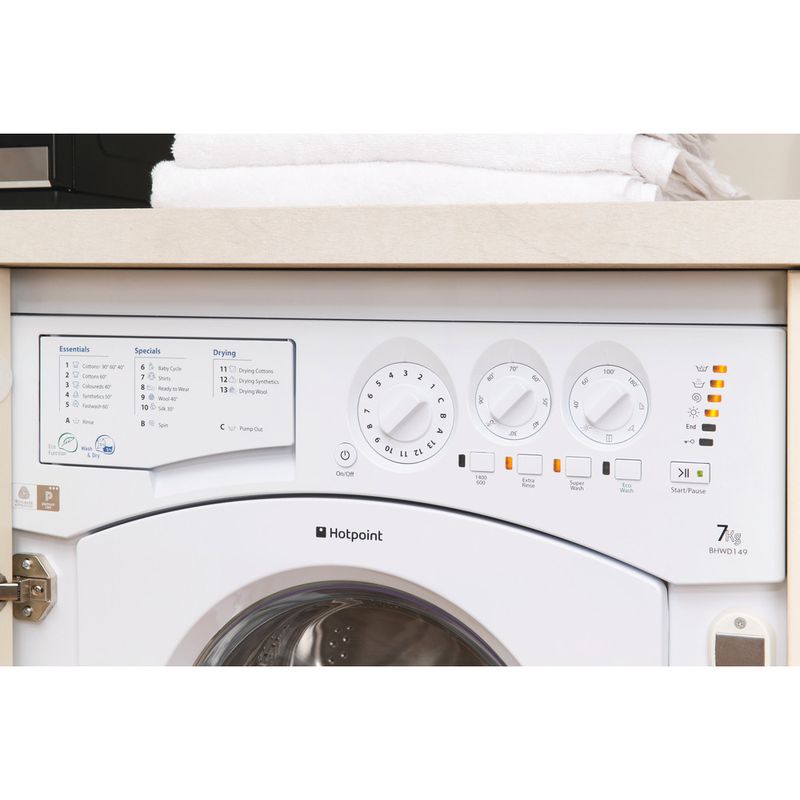 Hotpoint-Washer-dryer-Built-in-BHWD-149--UK--1-White-Front-loader-Lifestyle-control-panel