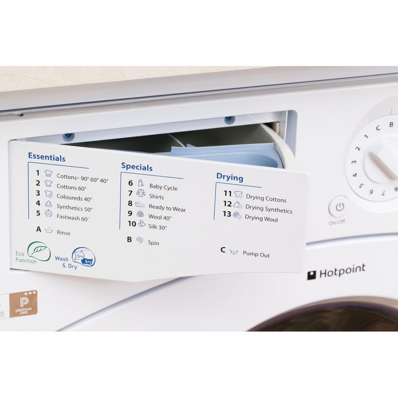 Hotpoint-Washer-dryer-Built-in-BHWD-149--UK--1-White-Front-loader-Drawer
