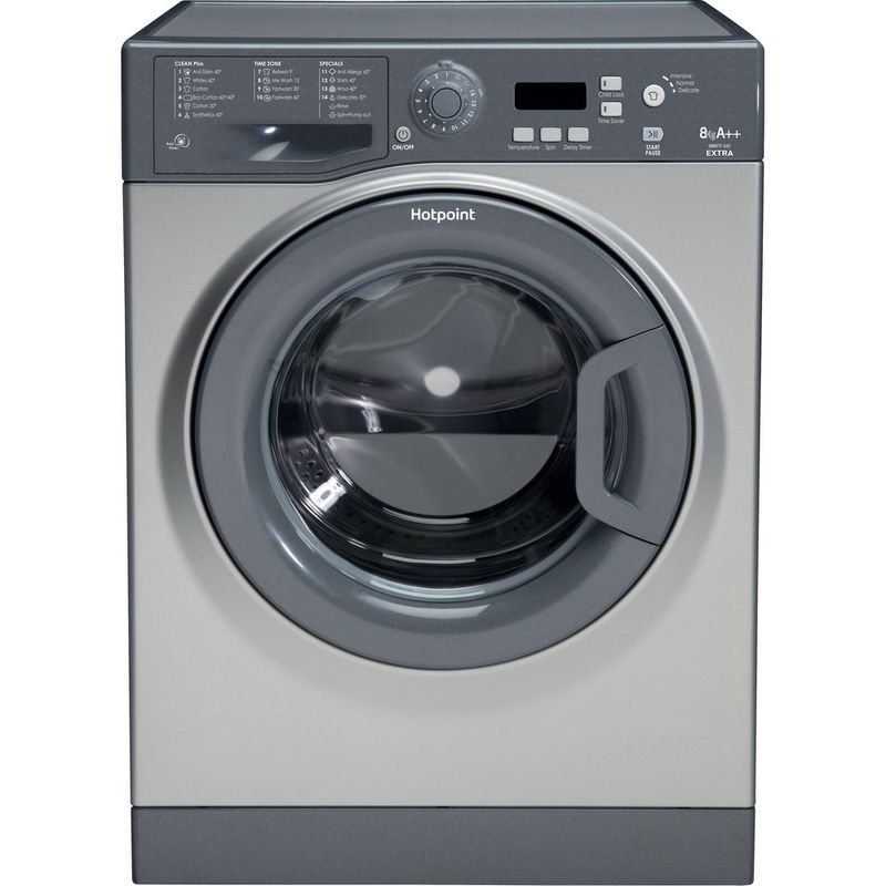 Hotpoint-Washing-machine-Freestanding-WMXTF-842G-UK.R-Graphite-Front-loader-A---Frontal