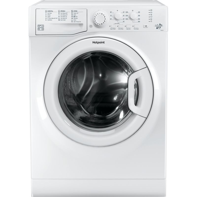 Hotpoint-Washing-machine-Freestanding-FML-942P-UK-White-Front-loader-A---Frontal