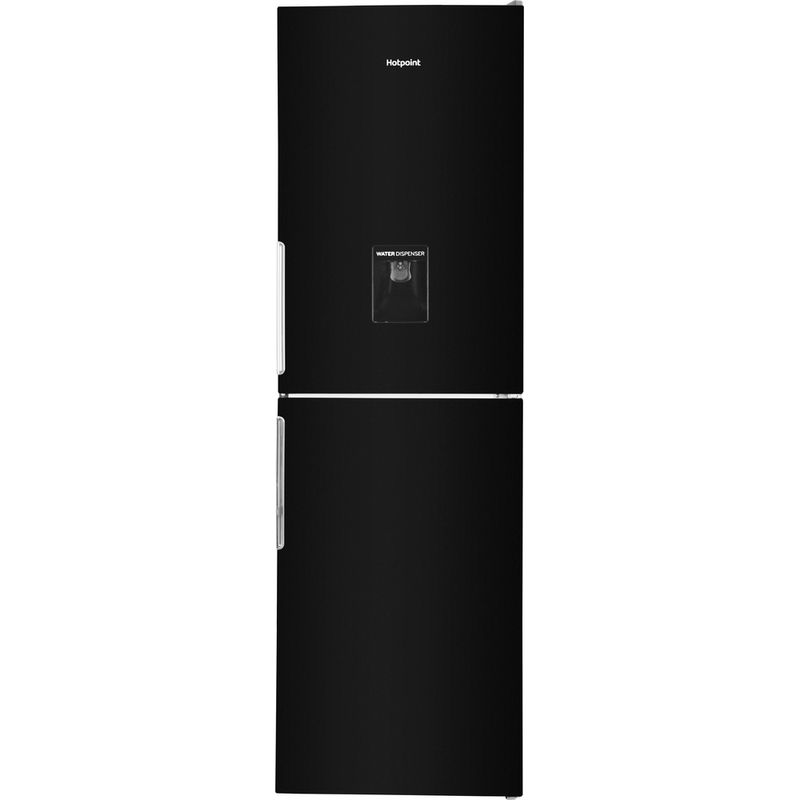Hotpoint-Fridge-Freezer-Freestanding-XAL85-T1I-K-WTD-Black-2-doors-Frontal