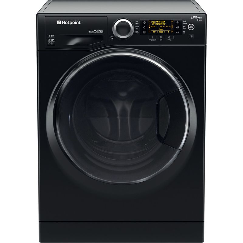 Hotpoint-Washing-machine-Freestanding-RPD-9477-DKD-UK-Black-Front-loader-A----Frontal