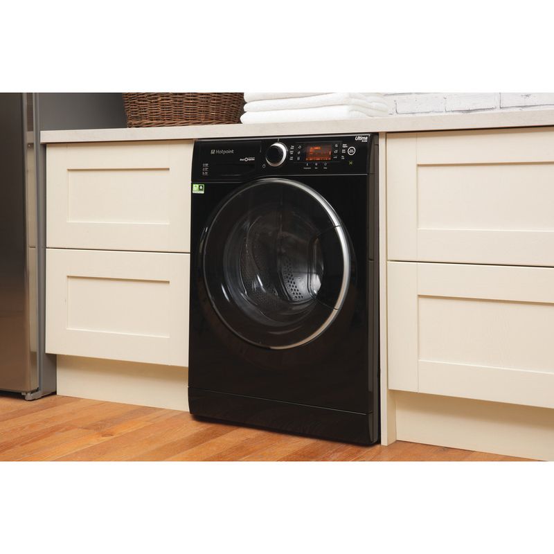 Hotpoint-Washing-machine-Freestanding-RPD-9477-DKD-UK-Black-Front-loader-A----Lifestyle-perspective