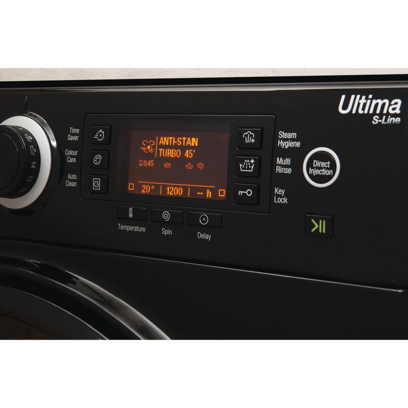 Hotpoint-Washing-machine-Freestanding-RPD-9477-DKD-UK-Black-Front-loader-A----Control-panel