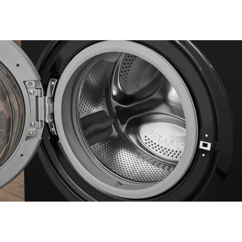Hotpoint-Washer-dryer-Freestanding-FDL-9640K-UK-Black-Front-loader-Drum