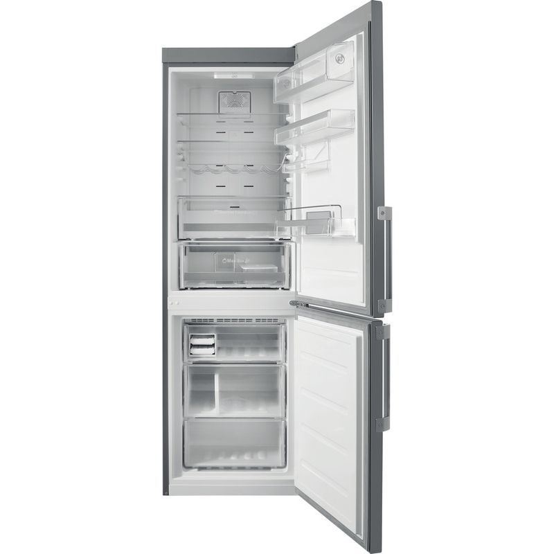 Hotpoint-Fridge-Freezer-Freestanding-SMP8-D2Z-X-H-Optic-Inox-2-doors-Frontal-open