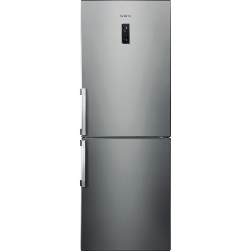 Hotpoint-Fridge-Freezer-Freestanding-NFFUD-191-X-Optic-Inox-2-doors-Frontal