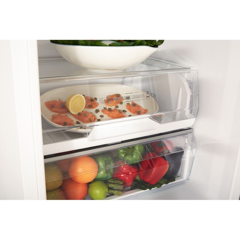Hotpoint-Fridge-Freezer-Freestanding-TDC-95-T1I-W-White-2-doors-Drawer