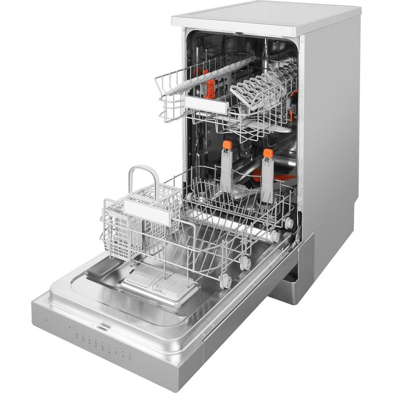 Hotpoint-Dishwasher-Freestanding-HSFO-3T223-W-X-UK-Freestanding-A---Perspective-open