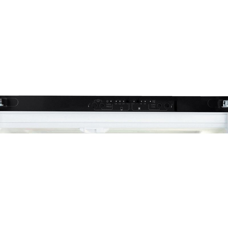 Hotpoint-Fridge-Freezer-Freestanding-FFU3D.1-K-Black-2-doors-Control-panel